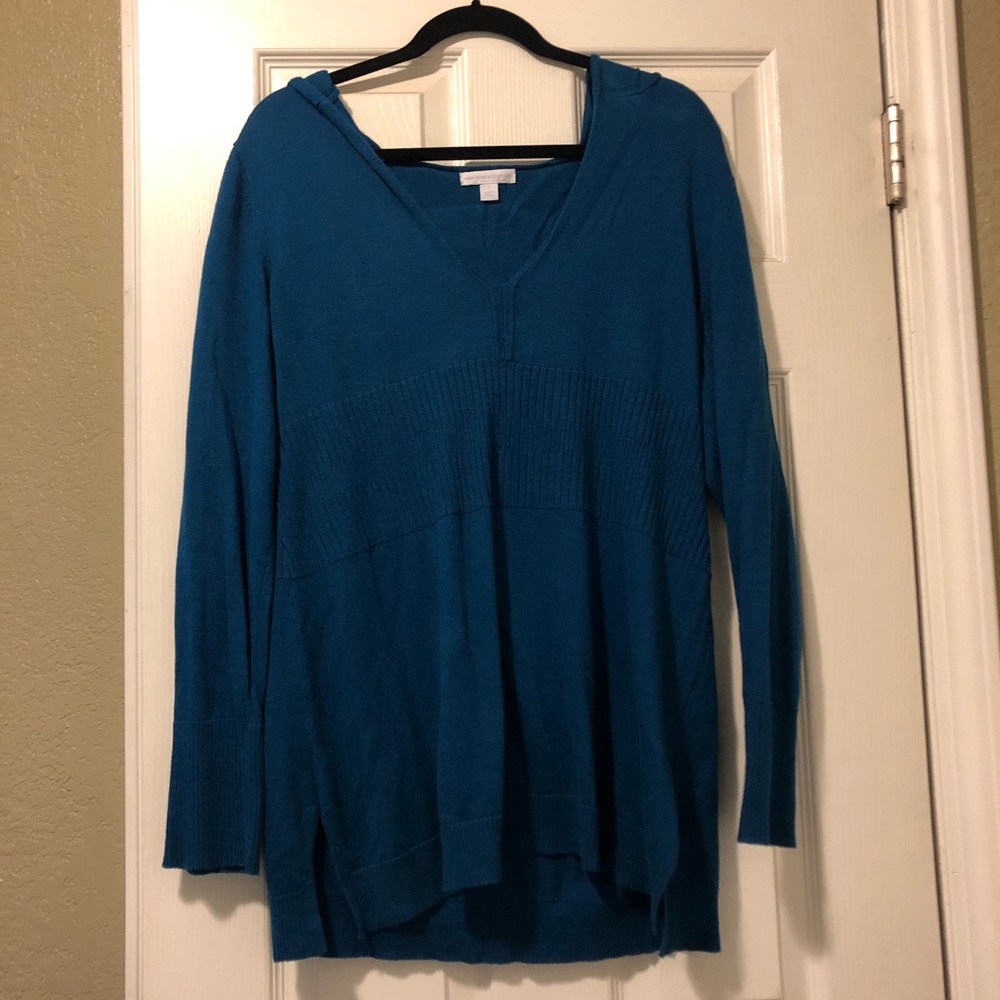 Blue long sleeve top
